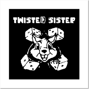 twisted sister rabbit dice Posters and Art